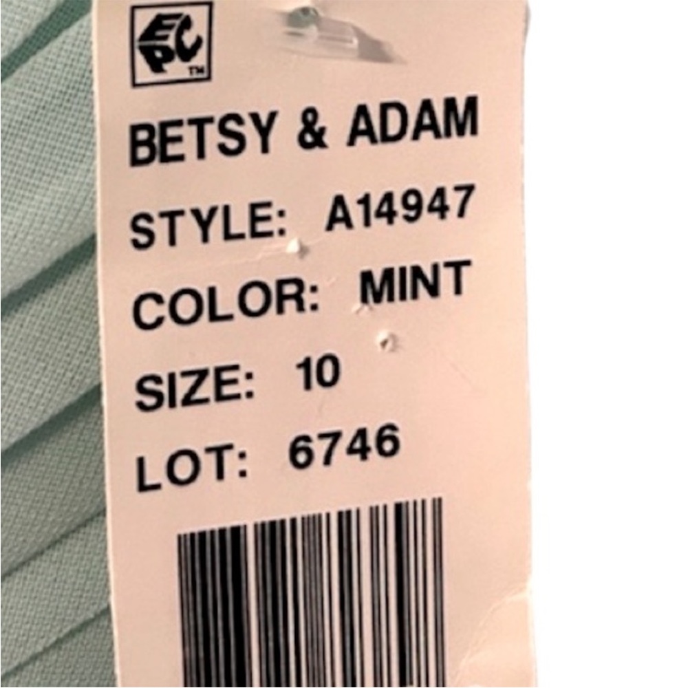 Chiffon Cut Out Illusion Size 10 Betsy & Adams Dress Formal NEW - Picture 5 of 14